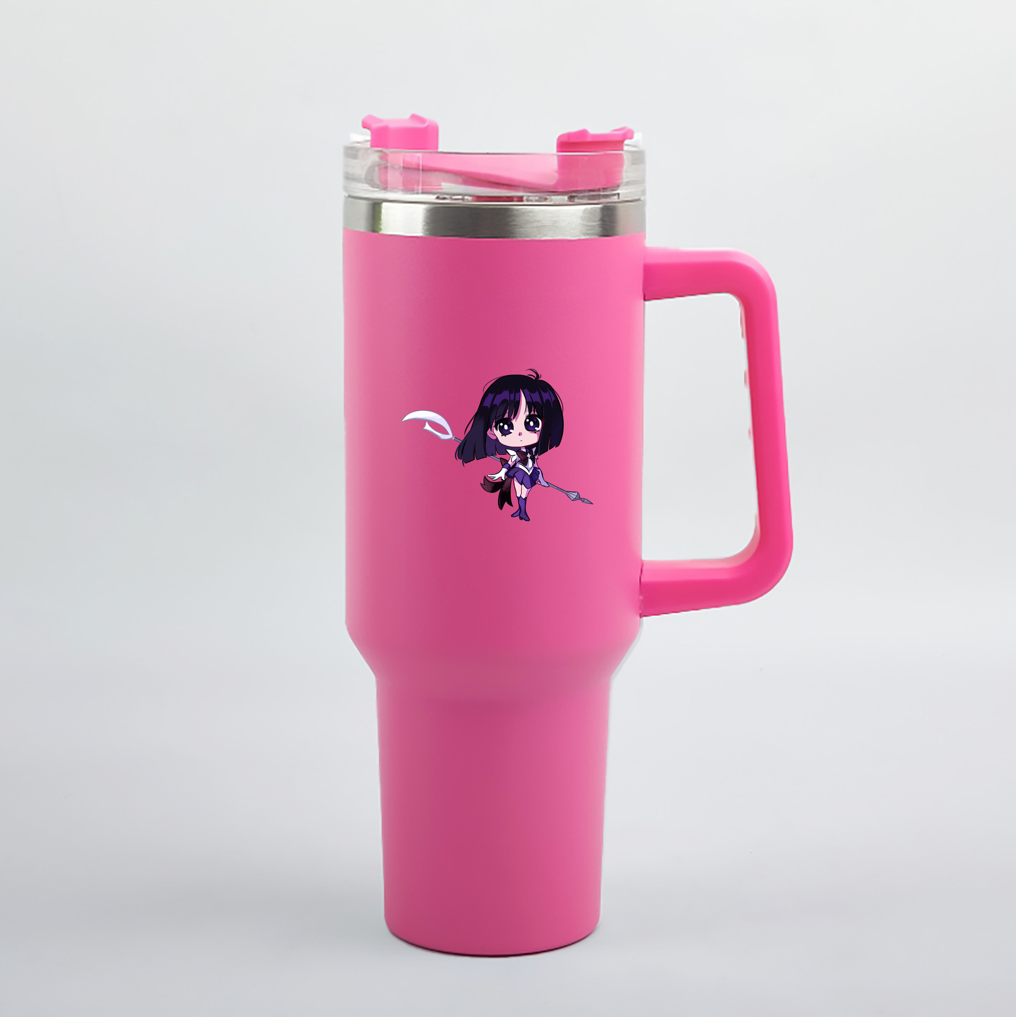 （画像用） 美少女戦士セーラームーン 土萠ほたる Sailor Moon Tomoe Hotaru （セーラーサターン；Sailor Saturn） 1200mL車用タンブラー（カラープリント）